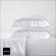 【HOLA】法式孟斐斯埃及棉素色床包雙人白