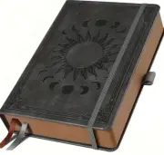 Hardcover Journal Notebook with Sun and Moon Embossed 360 Pages