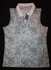 TOMMY BAHAMA Women's Active V-Neck Sleeveless Golf / Tennis Shirt NWT MEDIUM