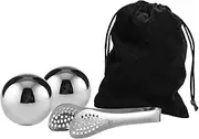 Maxwell & Williams Cocktail & Co Reusable Ice Ball Set of 2 with Tongs Gift Boxed