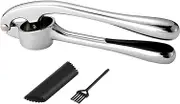 Garlic Presser,Stainless Steel Garlic Masher & Peeler Tool | Rust Proof, Easy Squeeze Vegetable Masher, Kitchen Gadgets Accessories