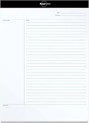 Tops FocusNotes Note Taking System Legal Pad, 8-1/2 x 11-3/4 Inches, White, 50 Sheets (77103)