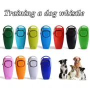 Pet Dog Training Clicker Cat Puppy Button Click Trainer Obedience Recall Whistle