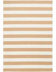 [Miss Amara] Jaida Stripe Washable Rug in Beige