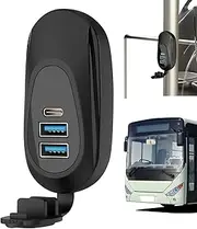USB Outlet 12V | 36W PD3.0 RV USB Ports Wall Mount,Car USB Socket Charger, USB Outlet Adapter Replacement, Double QC3.0 for Bus Boat RV Vehicle Marine
