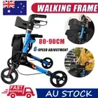 Folding Rollator Walker Safety Mobility Aid Wheelchair Lightweight for Seniors