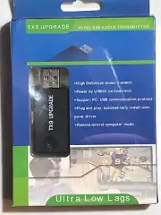 USB Bluetooth Wireless Audio Transmitter Adapter Two Headsets Pairing Connection