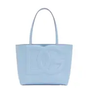 Dolce Gabbana DG Logo Embossed Small Tote Bag One size sky-blue