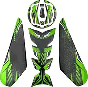 Fuel Tank Traction pad Motorcycle C& arbon Fiber Stickers for Kawasaki for Ninja 400 z400 Tank Pad Decals 17-20 (Color : 3D for Ninja 400)