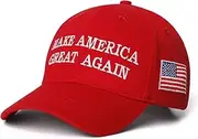 [GODVINTAGE] MAGA Hat Trump 2024,Embroidered Make America Great Again Donald Trump Slogan Hat and American Flag Adjustable Baseball Cap