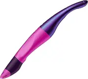 Ergonomischer Tintenroller für Rechtshänder - STABILO EASYoriginal Holograph Edition in magenta - Einzelstift - Schreibfarbe blau (löschbar) - inklusive Patrone