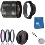Lens Hood Shade For Canon EF-M 11-22mm STM Lens EW-60E + Filters + cap + Holder+
