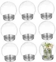 STOBAZA 10pcs Light Bulb Candy Containers DIY Water Globe Bottles Caps Favor Boxes Wedding