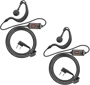 [AMGHCGTEEW] Fit for Baofeng Walkie Talkie Headset Earphone K-Plug Two Way Ham Radio Earpiece Fit for Baofeng BF-888S UV5R UV-13 Pro Walkie Talkie(2PCS)