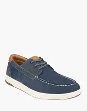 [Crossover Boat Shoe] Elastic Lace Moc Toe Boat Shoe
