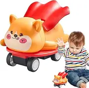 Pull Back Car for Toddler 1-3 | Cute Cartoon Scooter Toys | Development Games for Chinese New Year, Valentine's Day, Boy Girls