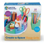 Learning Resources Create A Space Plastic Organizer Kits Assorted Colors