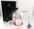 PANDORA 2019 WINTER WONDERLAND Holiday Gift Set ORNAMENT & BLUE CHARM 798512C01
