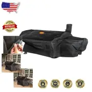 Custom-Fit Black Smoker Cover: Protect Your Highland Reverse Flow Offset Smoker