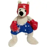 Boxing Kangaroo Blue Large Stuffed Animal 16"/40cm Soft Plush Toy NEW