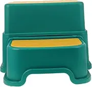 JOINPAYA Non-Slip Boys and Girls Footstool 2pcs Step Stool for Baby Boys and Girls Safe Bathroom Step