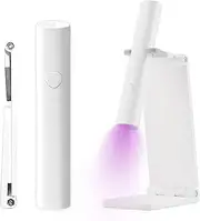 EODCI Handheld UV Nail Lamp, Mini U V LED Nail Lamp Handheld with Stand, Portable Nail Dryer Rechargeable USB Cordless, Nail Light with 2 Timers for Fast Drying