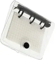 DOITOOL 1 Coil Notebook Transparent PVC Diary for Students and Office Workers Convenient Note Pad for Daily Planning and Organization