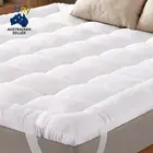 Ultra Soft Queen Mattress Topper - Cloud-Like Mattress Pad for Back Pain Relief