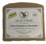 Ella's Strawberry Shortcake Goat Milk Soap 5 oz.