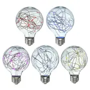G80 Star Starry Sky Edison LED Firework Filament Retro Xmas Decor Light 5Color Light Bulb AC85-265 837 WARM WHITE