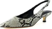 [CUSHIONAIRE] Women's Boss Kitten Heel Sling Back Dress Shoe +Memory Foam, Wide Widths Available