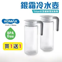 在飛比找momo購物網優惠-【KOMAX】銀霜Tritan耐熱冷水壺2.0L_韓國製(買