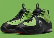 Nike Air Penny 2 Stussy Black Vivid Green Mens US 8.5-14 Sneakers Shoes NEW ☑️