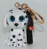 New Ty Mini Boos FETCH the Dalmatian Collectible Clip Clasp Closure w/tassel 2"