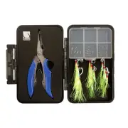Mustad Light Jigging Assist Hook with Split Ring Pliers Replacement Kit
