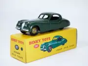 JAGUAR XK120 coupé vert Fauve Dinky Toys