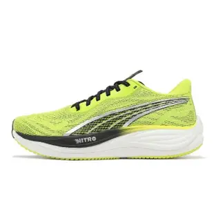 【PUMA】慢跑鞋 Velocity Nitro 3 男鞋 綠 黑 氮氣中底 緩衝 路跑 運動鞋(380080-01)