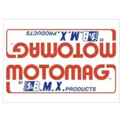 Mongoose - 1975-81 MOTOMAG downtube decal - Old school bmx