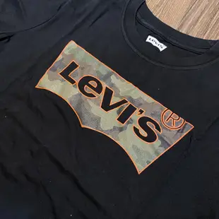 Levis 青年版 經典文字 大Logo 圓領短T 白色 情侶裝