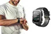 1.83 Inch Outdoor Smart Watch Bluetooth 5.0 IP68 Smart Bracele Rugged Metal Watch-Black