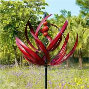 Wrought Iron Harlow Wind Spinner Rotator Wind Solar Spinners Courtyard
