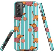 For Samsung Galaxy S22+ Plus Case, Armour Cover, Cute Puppies