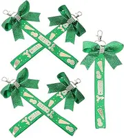 BCOATH 5pcs Cheerleader Ribbon Keychain: Unique Keychain Pendant Cheer Pin Strap Cheerleader Bag Tag Holder For Girls Cheer Competitions Sports Accessory