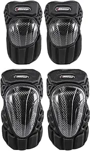 Knee Guards, Windproof Motorcycle Elbow Pads Thickened, Set Elbow Pads Protector for Motorcycling Skiing Cycling Camping Runing Puissance