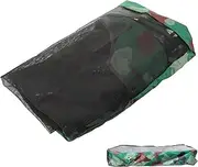 Happyyami Protective Dog Crate Cover Oxford Cloth Playpen Canopy for Indoor Outdoor Use Privacy Shielding Sun Rainproof Easy Access Camouflage Design