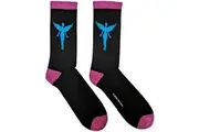 Nirvana Unisex Adult In Utero Angel Ankle Socks (Black/Purple/Blue) (7 UK-11 UK)