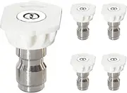 Spray Nozzles for Pressure Washer - 5X High Pressure Washer Nozzle,Quick Connector, Replacement Spray Tips for Garden, Yard, Driveways and Patios