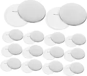 Uonlytech 200 Sets DIY Metal Button Pin Badge Kit Blank Tinplate Badge Making Supplies with Metal Shells Plastic Base and Film for Craft Projects School Activities