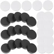 NOLITOY 30pcs White Chess Pieces Checkers Accessories for Board Games Smooth Design Educational Fun for Boys and Girls and Adults for Replacements