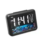 Desk Alarm Clock Large Display LCD Clock for Bedroom Living Room Bedside